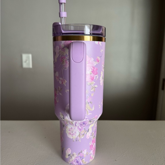 Stanley x Love Shack Fancy LSF Purple Floral Tumbler 40oz. - Picture 6 of 12